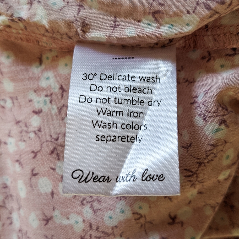 🦋LAST🦋 NWT Bali ELF Del Sol Dress, Peony Blossom, Size Large - Picture 6 of 7